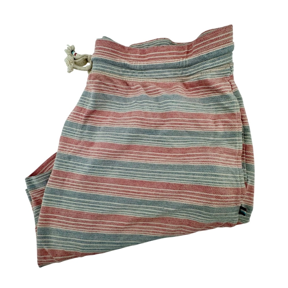Sol Angeles Pink and Blue Striped Men’s Casual Shorts